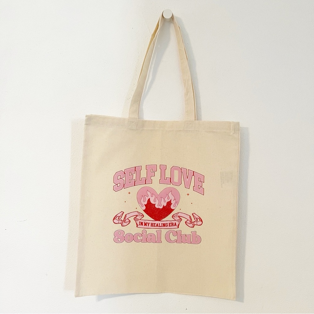 Self Love Social Club Canvas Tote - Picture 2 of 4